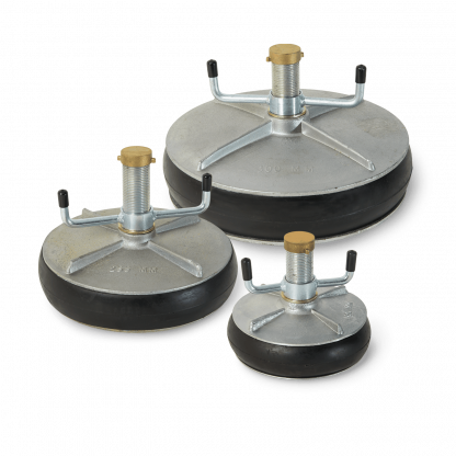 Absperrscheiben mit Durchgang