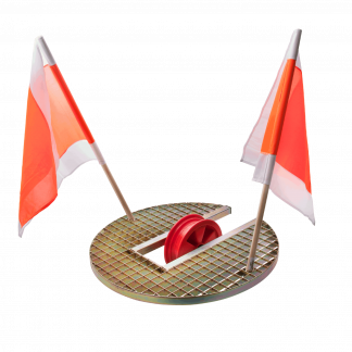 Schachtgitter-Umlenkgerät